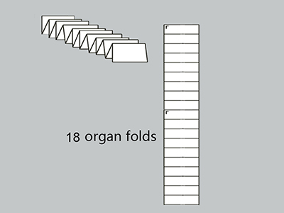 Plegadora de papel de 10 y 8 hebillas